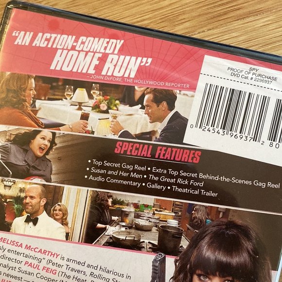Spy DVD w/Melissa Mccarthy, Jason Statham & Jude Law - Picture 3 of 4